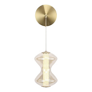 SL6136.201.01 Светильник настенный ST-Luce золото/коньячный LED 1*6W 3000K СПАЙН 500_191_2949395